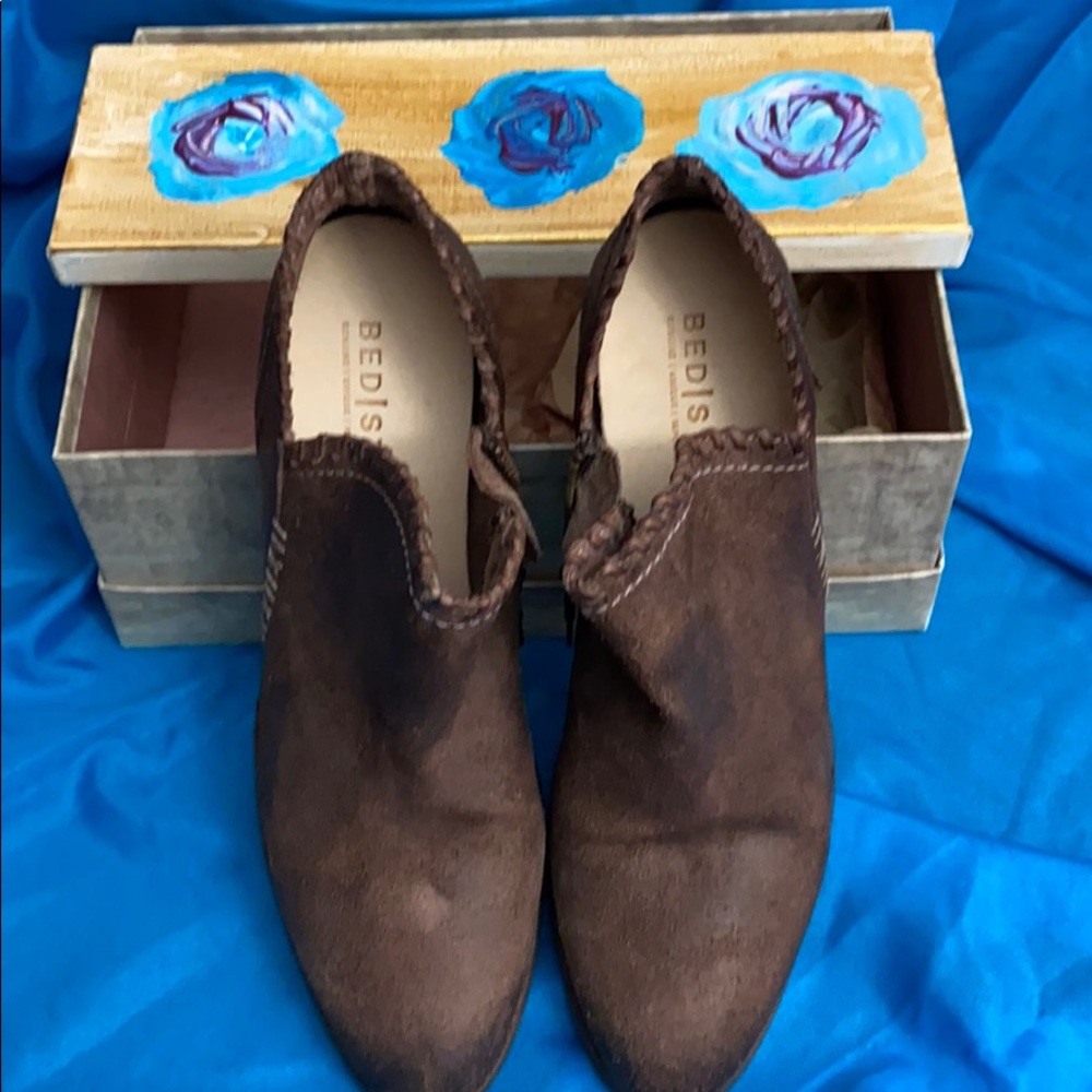 BedStu waxed leather boots